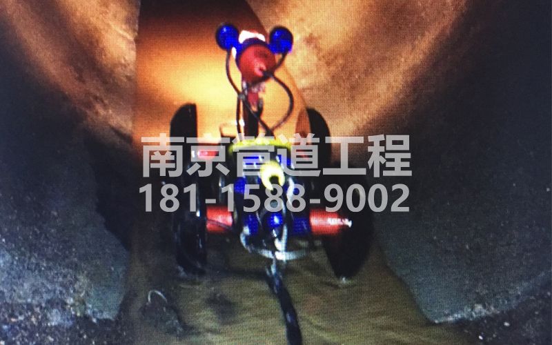 飞花村管道机器人检测